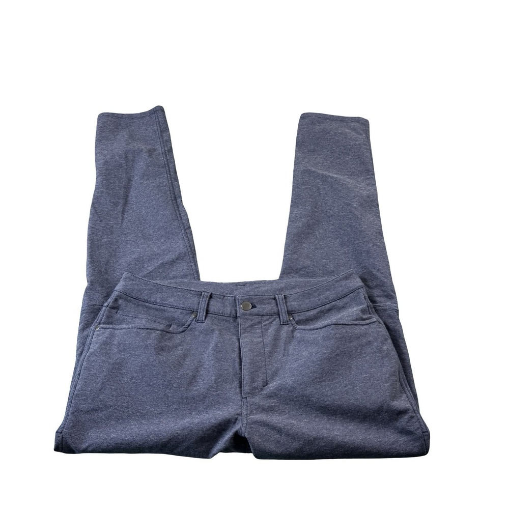 Lululemon Blue Utilitech Canvas Mens 5‎ Pocket Chino Pant Size 32X32